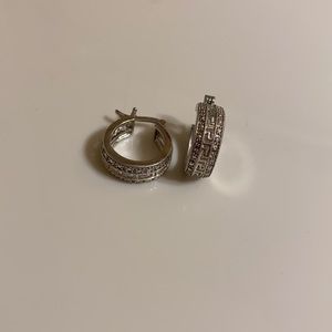 Silver earrings